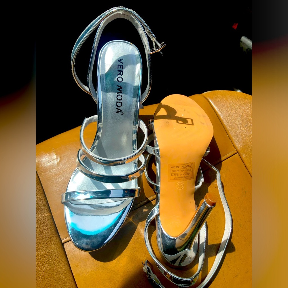 VERO MODA Silver Heels
